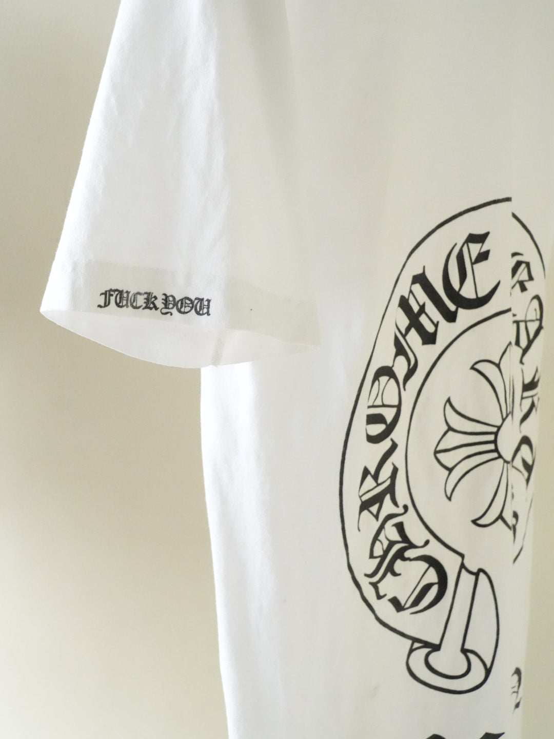 Chrome Hearts White Hong Kong Pocket Tee