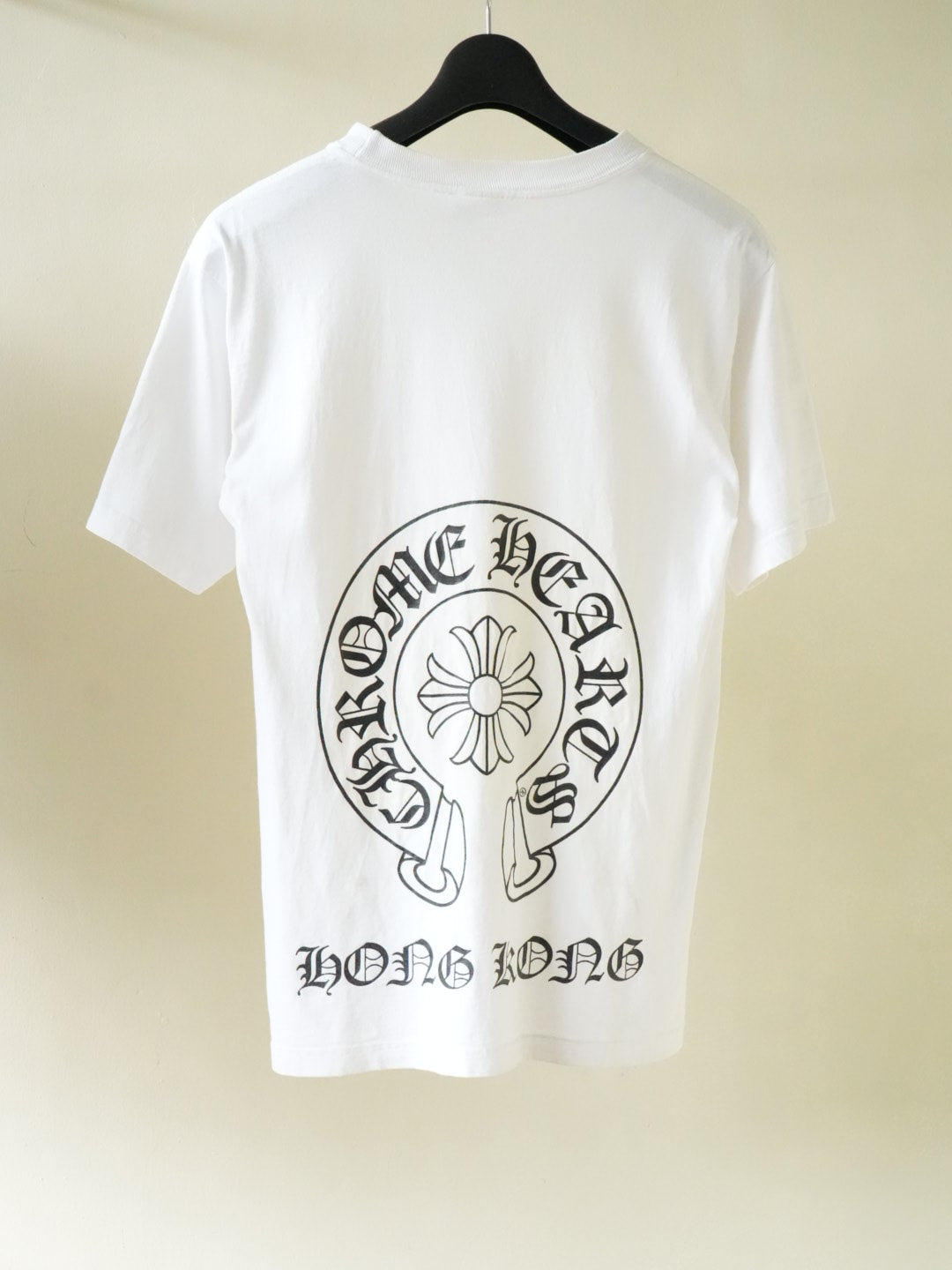 Chrome Hearts White Hong Kong Pocket Tee