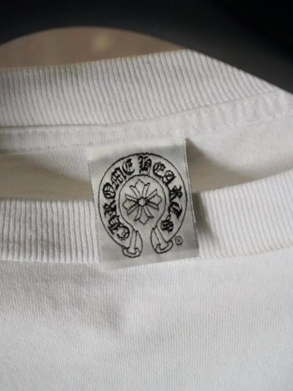 Chrome Hearts White Hong Kong Pocket Tee