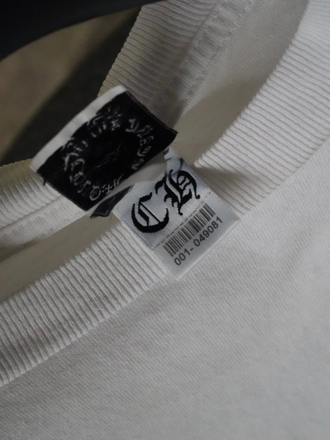 Chrome Hearts White Hong Kong Pocket Tee