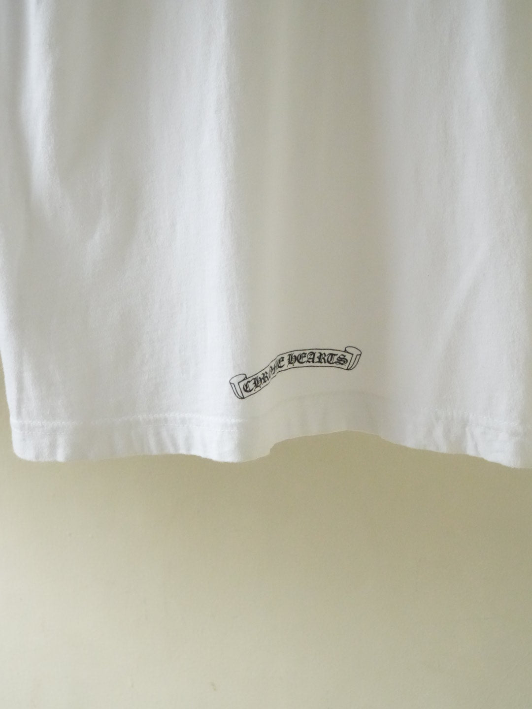 Chrome Hearts Neck Letters Logo Pocket Tee