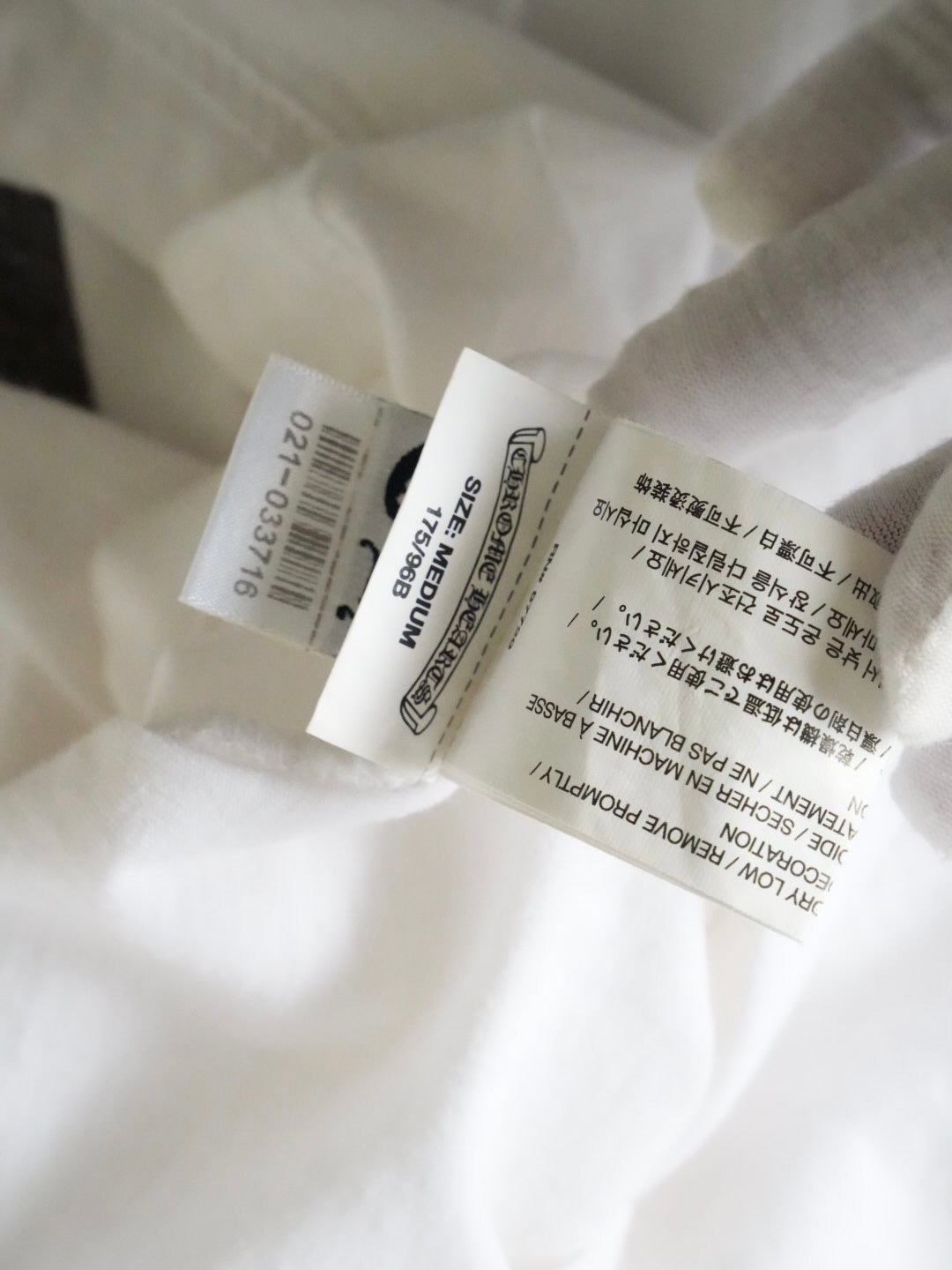 Chrome Hearts Neck Letters Logo Pocket Tee