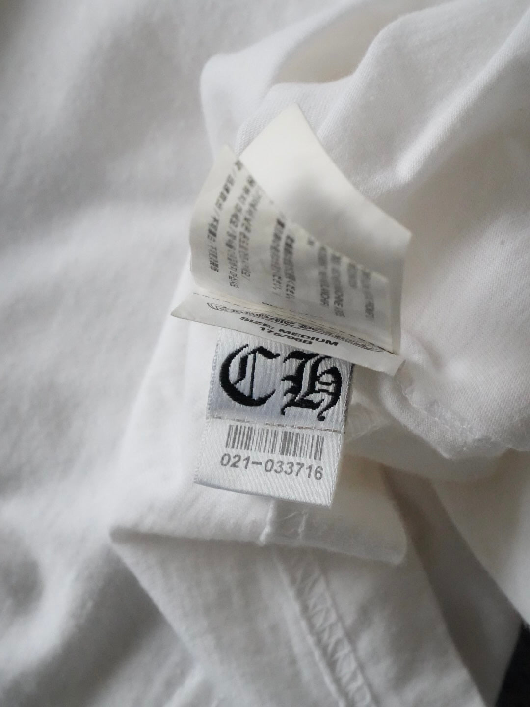 Chrome Hearts Neck Letters Logo Pocket Tee