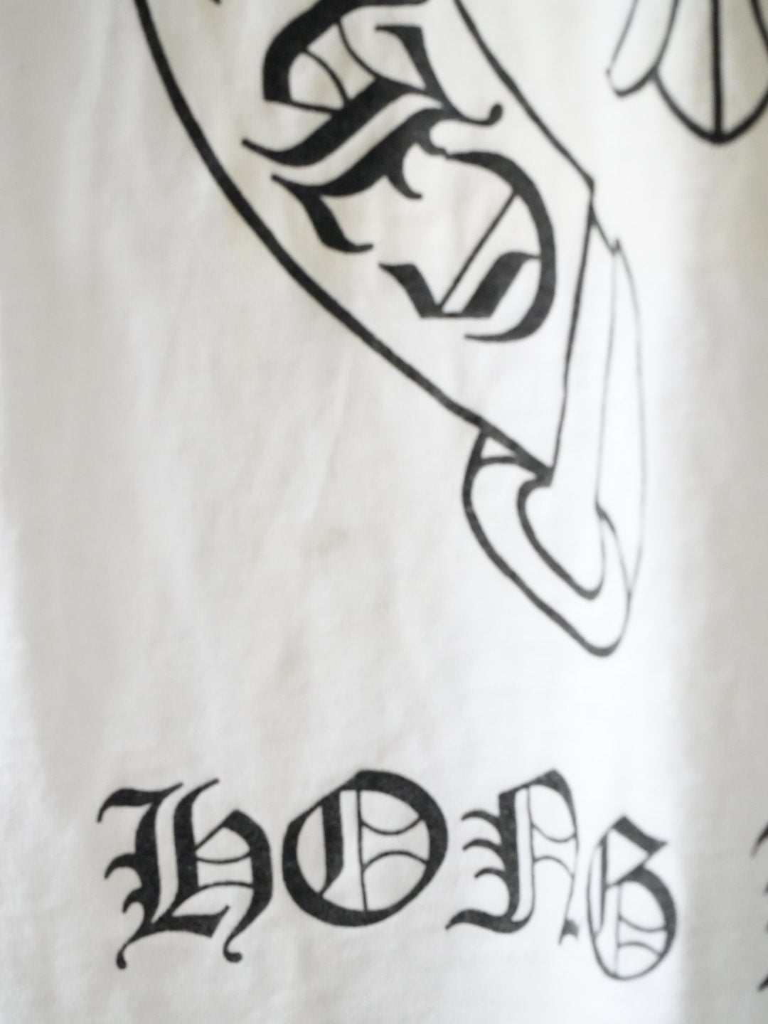 Chrome Hearts Neck Letters Logo Pocket Tee