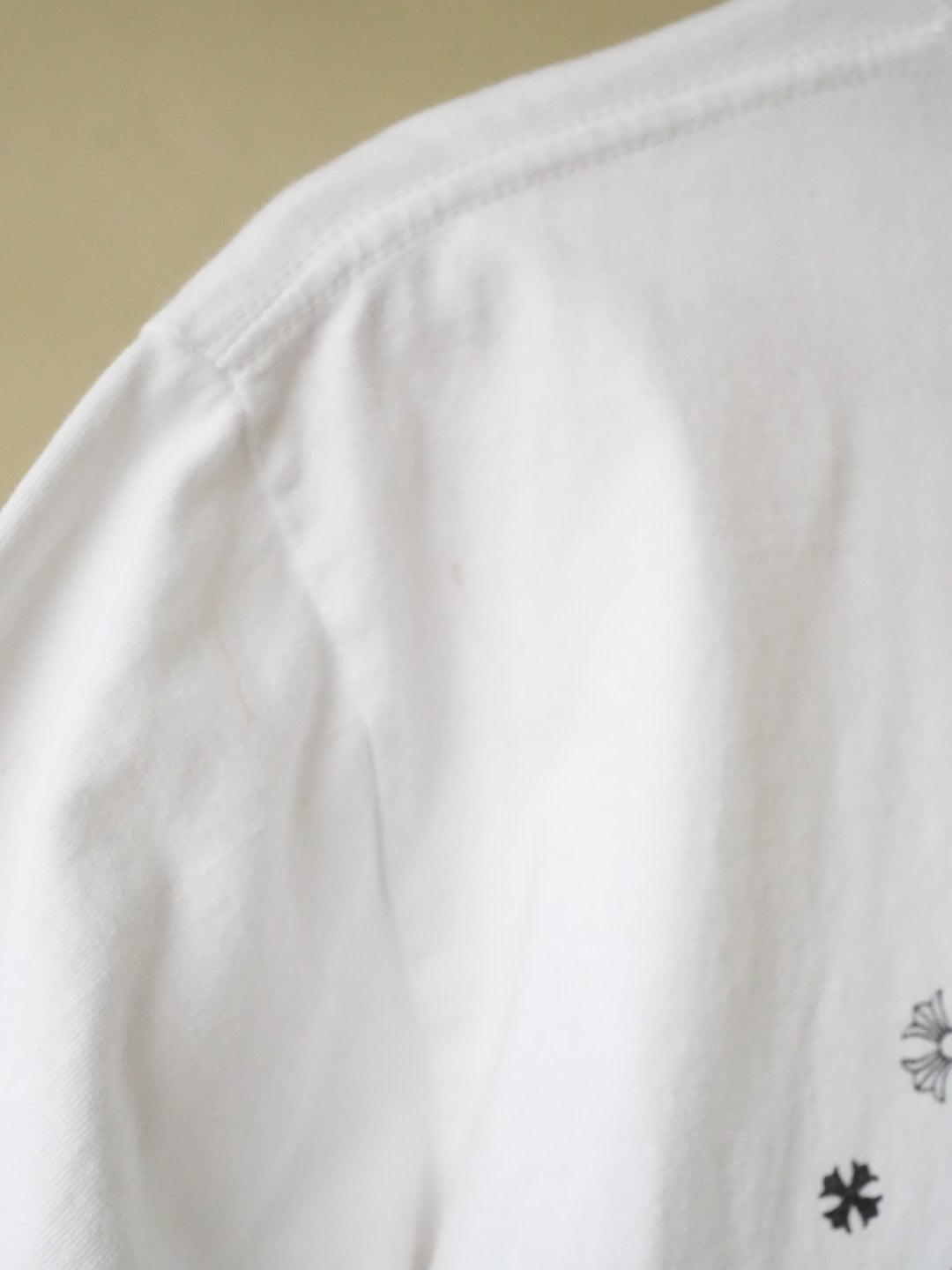 Chrome Hearts Neck Letters Logo Pocket Tee