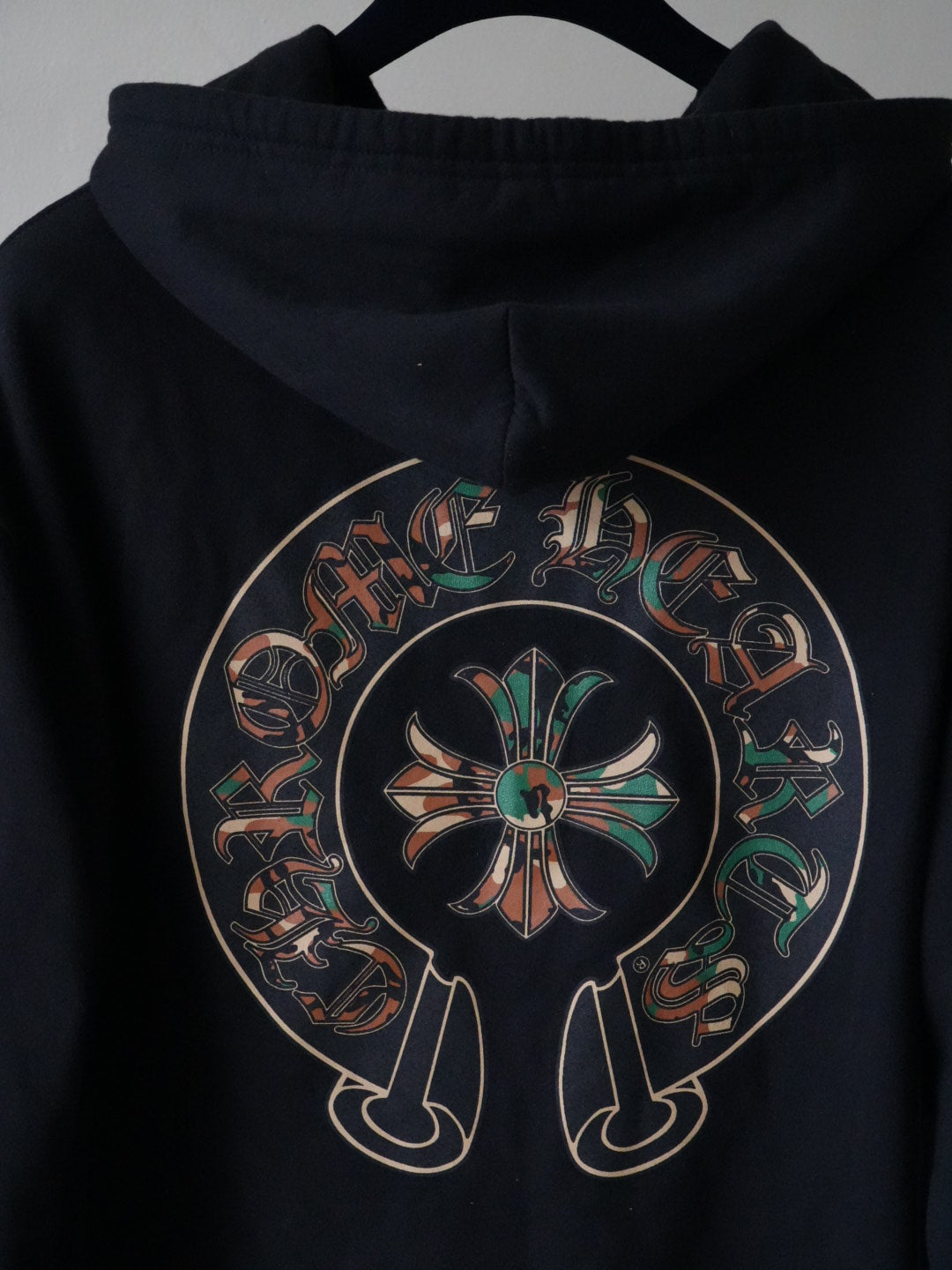 Chrome Hearts Camo Cemetery Thermal Zip Up Hoodie