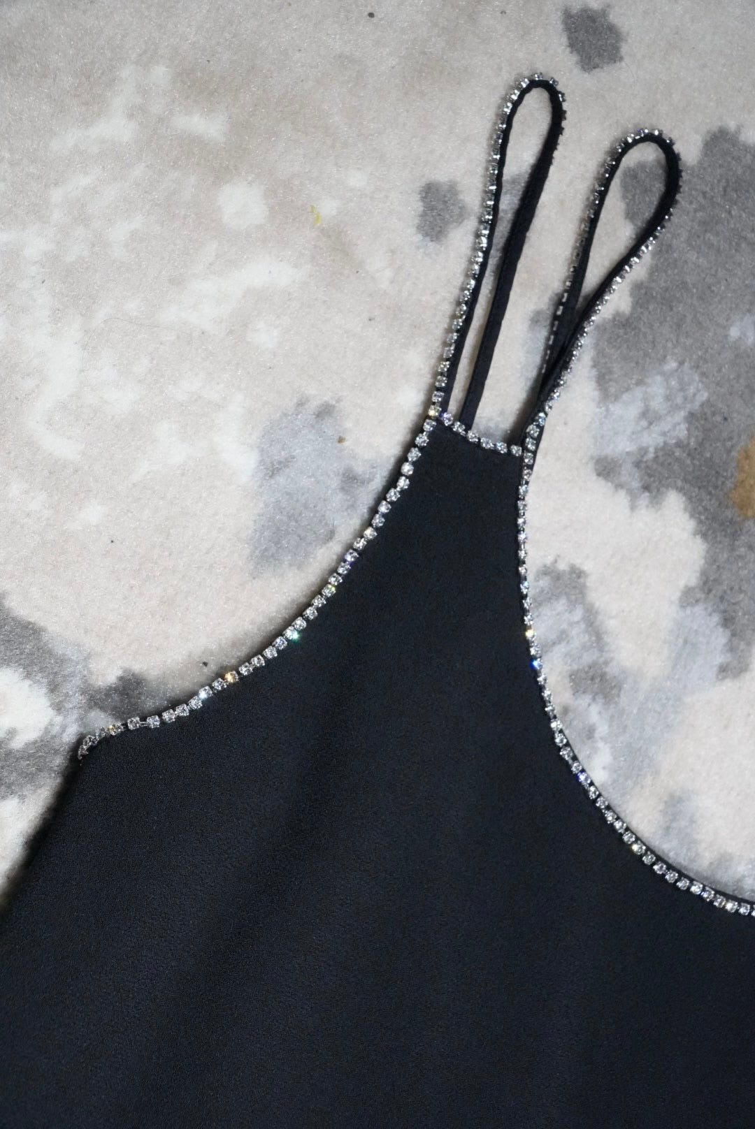 Celine Evening Dress with no Straps & with Rhinestones