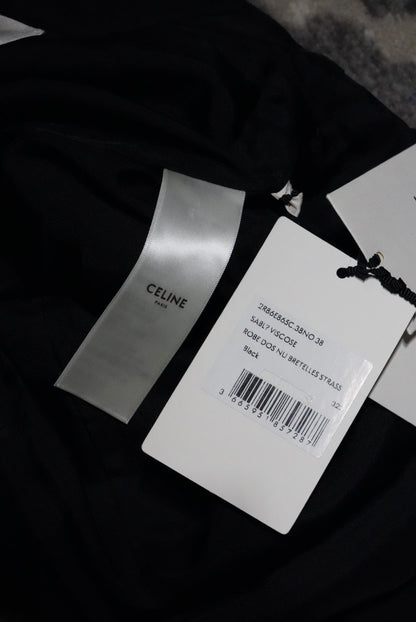 Celine Evening Dress with no Straps & with Rhinestones