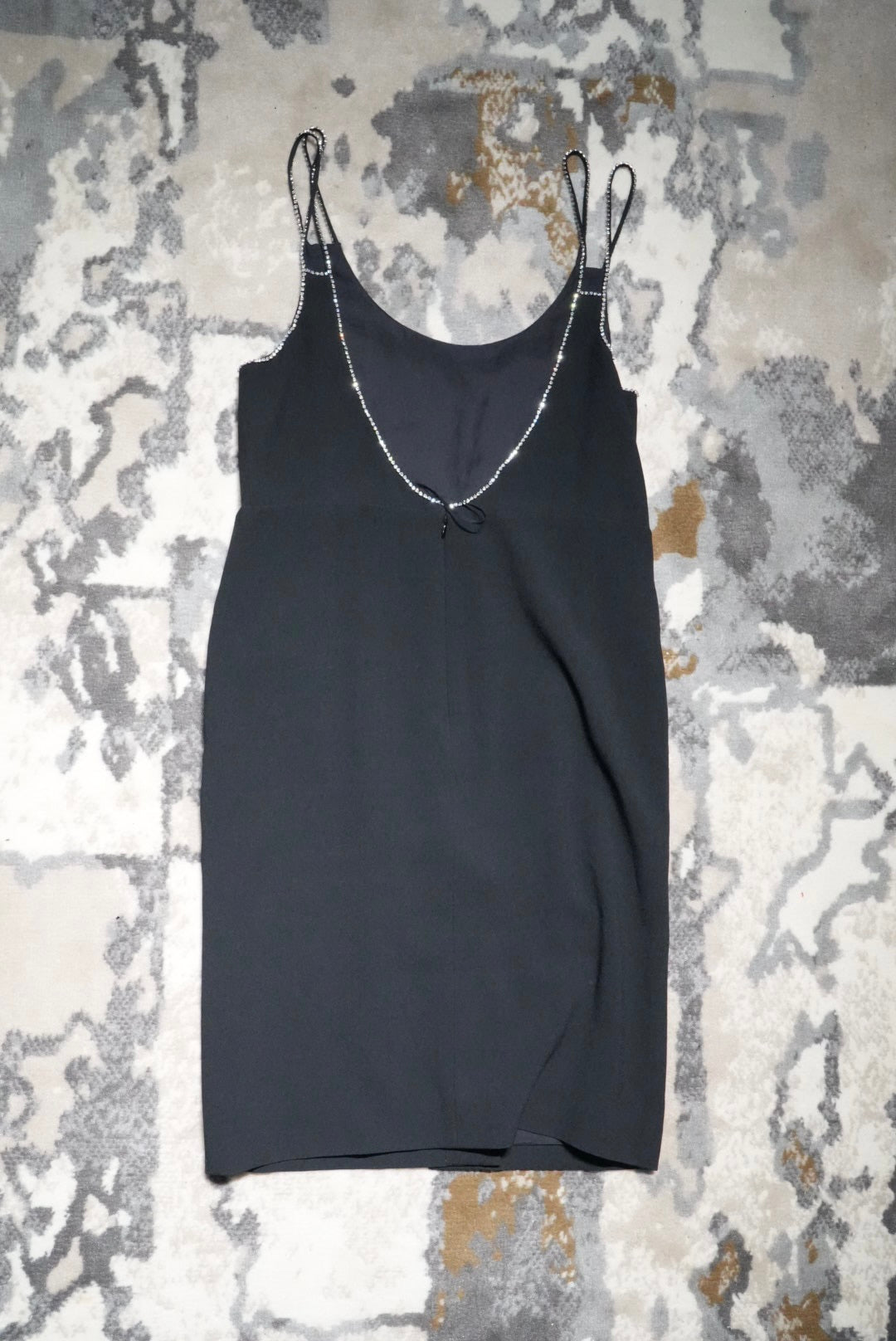 Celine Evening Dress with no Straps & with Rhinestones