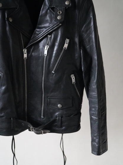 Saint Laurent x Hedi FW13 Calf Oil L17 Leather Biker Jacket