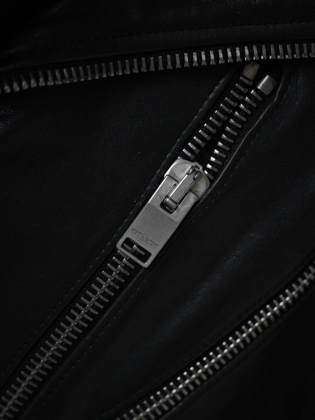 Saint Laurent x Hedi FW13 Calf Oil L17 Leather Biker Jacket