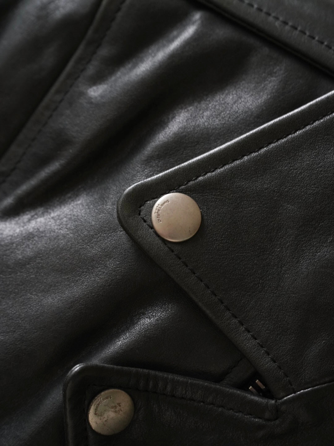 Saint Laurent x Hedi FW13 Calf Oil L17 Leather Biker Jacket