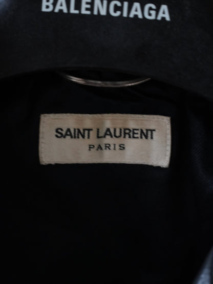 Saint Laurent x Hedi FW13 Calf Oil L17 Leather Biker Jacket