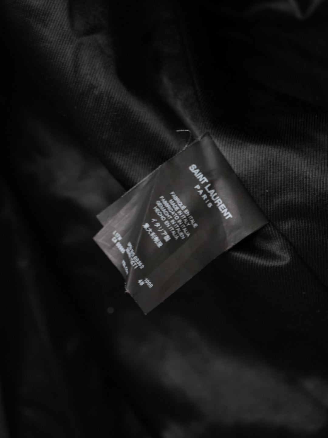 Saint Laurent x Hedi FW13 Calf Oil L17 Leather Biker Jacket