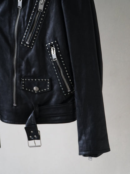 Saint Laurent SS14 L17 Riveted Leather Jacket