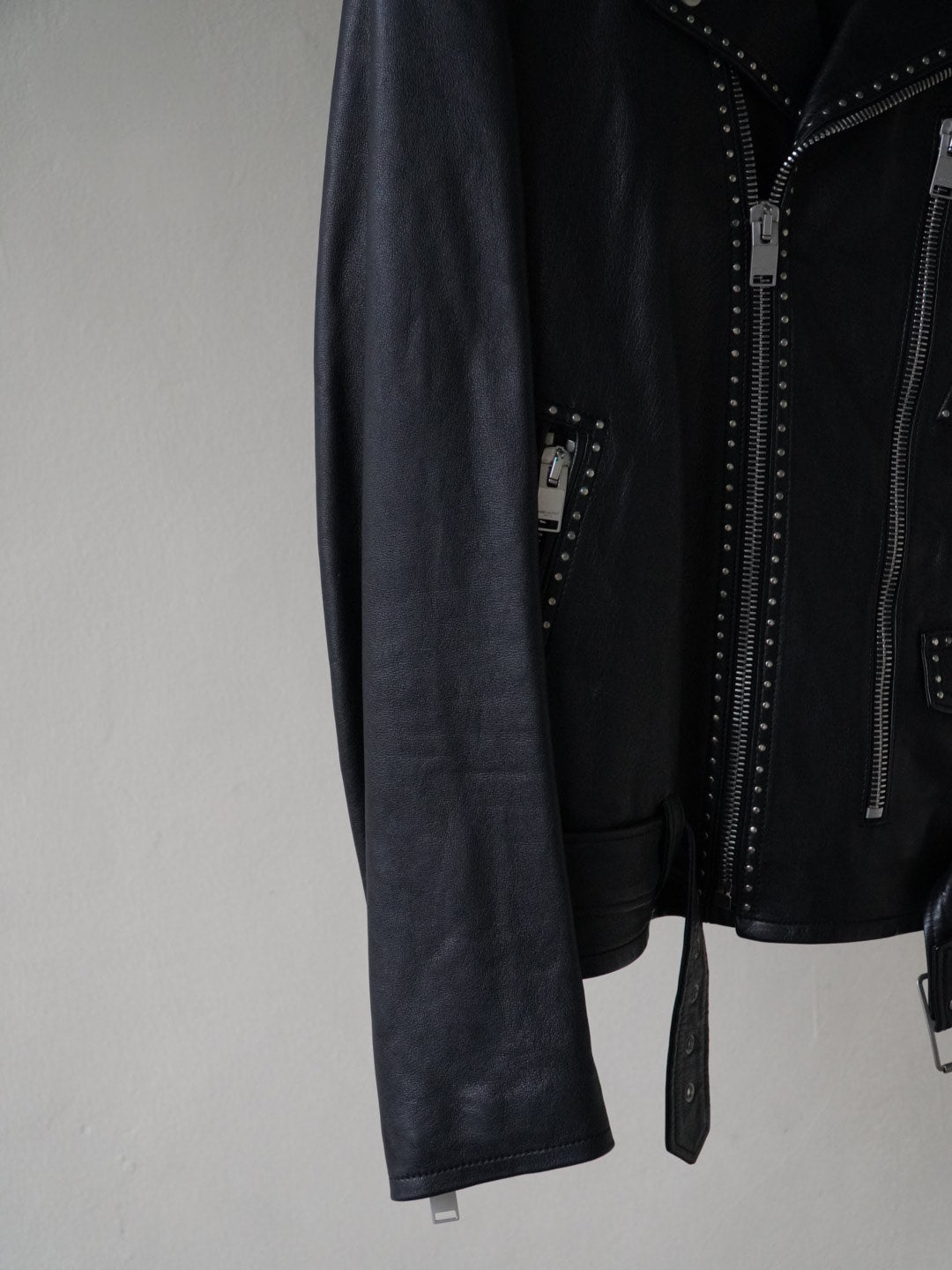 Saint Laurent SS14 L17 Riveted Leather Jacket