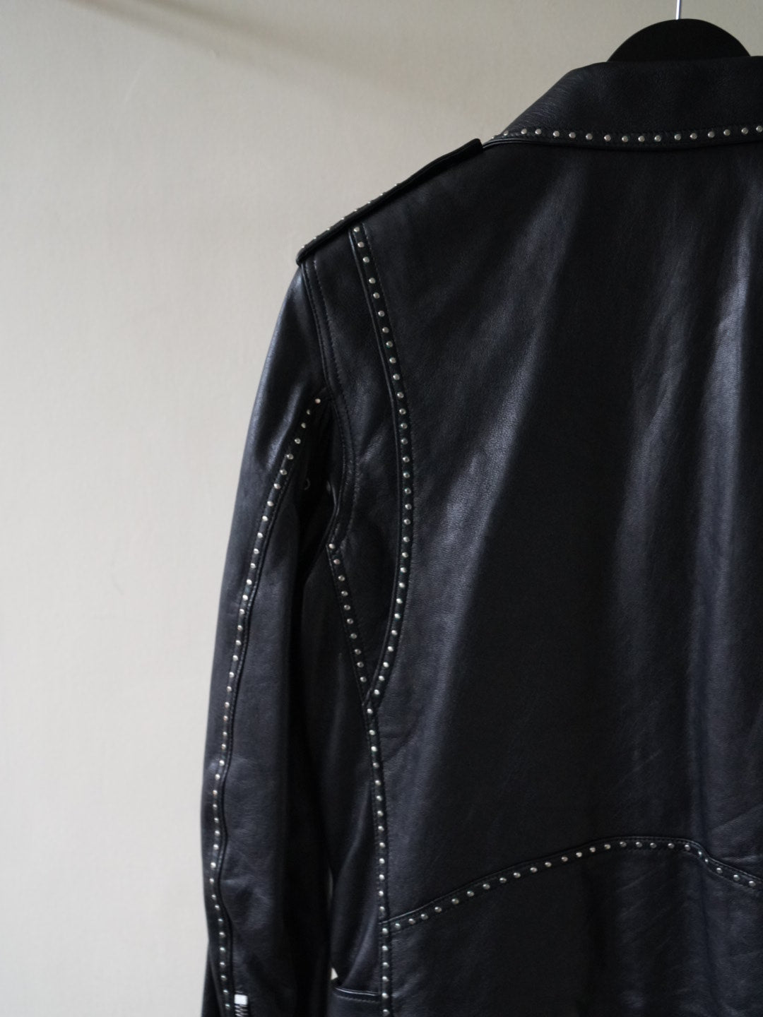 Saint Laurent SS14 L17 Riveted Leather Jacket