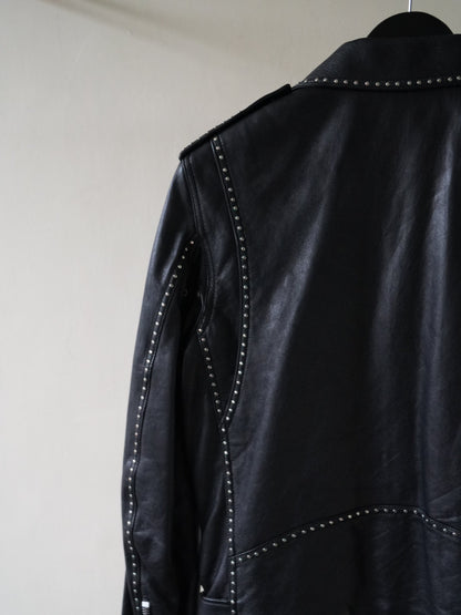 Saint Laurent SS14 L17 Riveted Leather Jacket