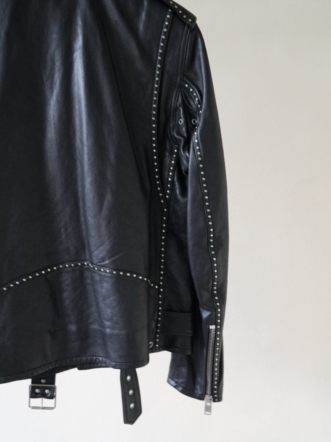 Saint Laurent SS14 L17 Riveted Leather Jacket