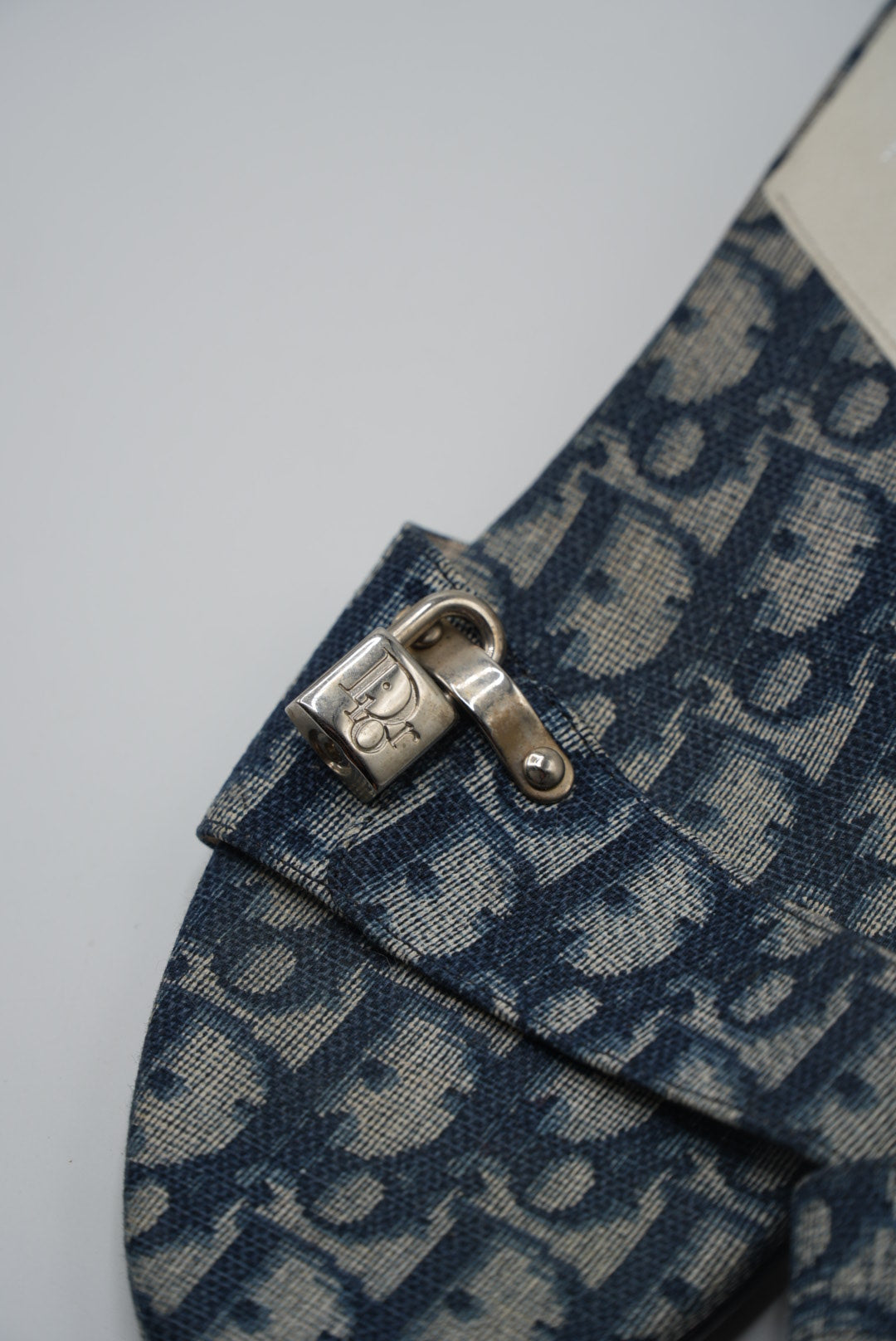 Vintage Christian Dior Canvas Monogram Heels with a Lock