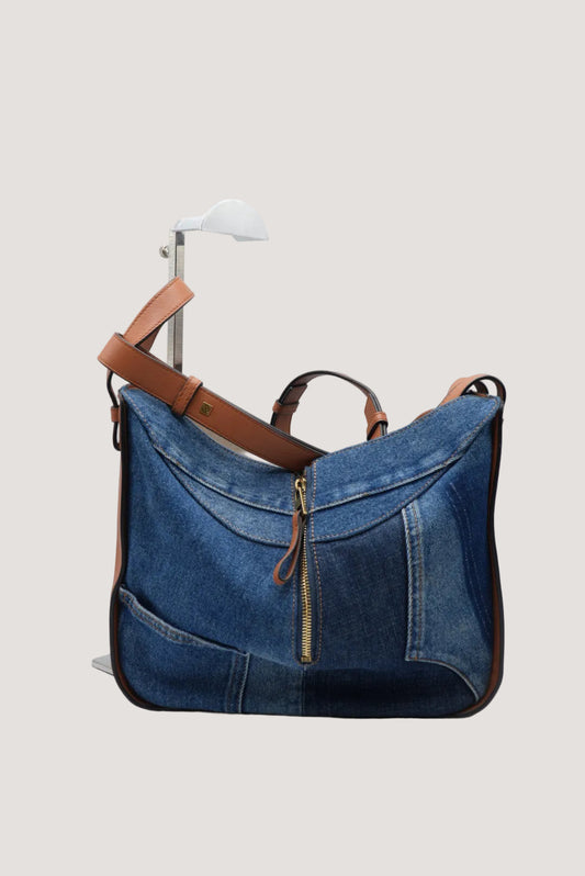 Loewe Small Denim Hammock Bag
