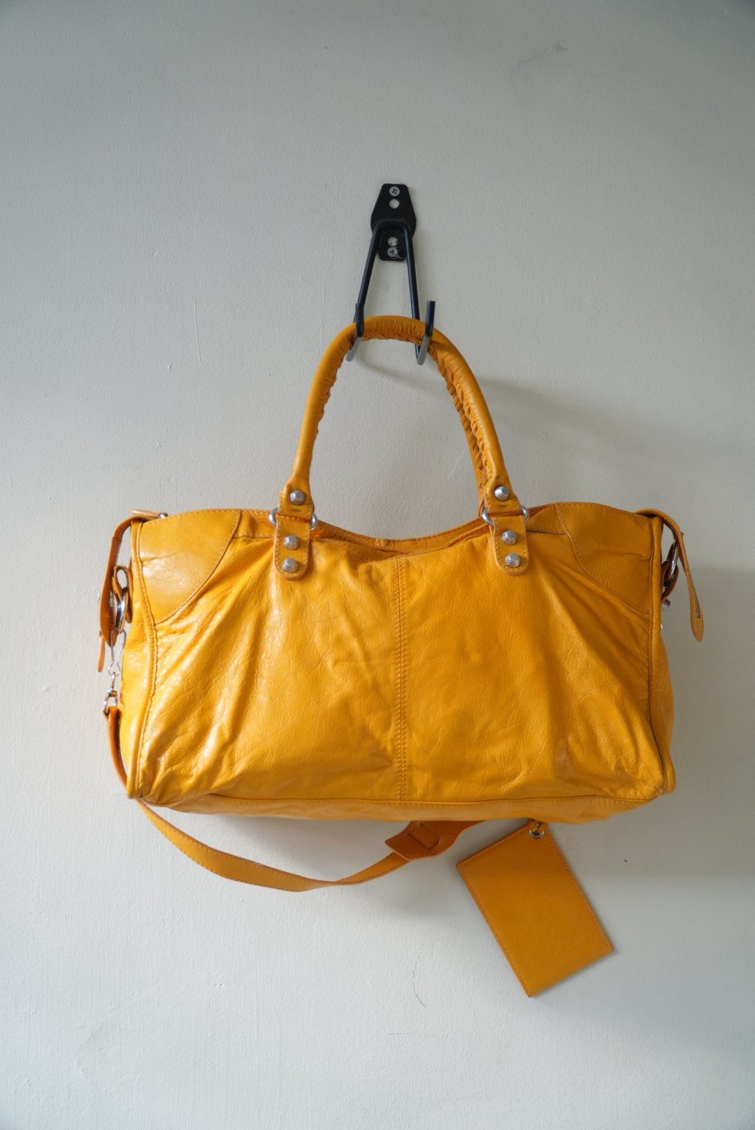 Balenciaga Marigold Giant 21 Silver Work Bag