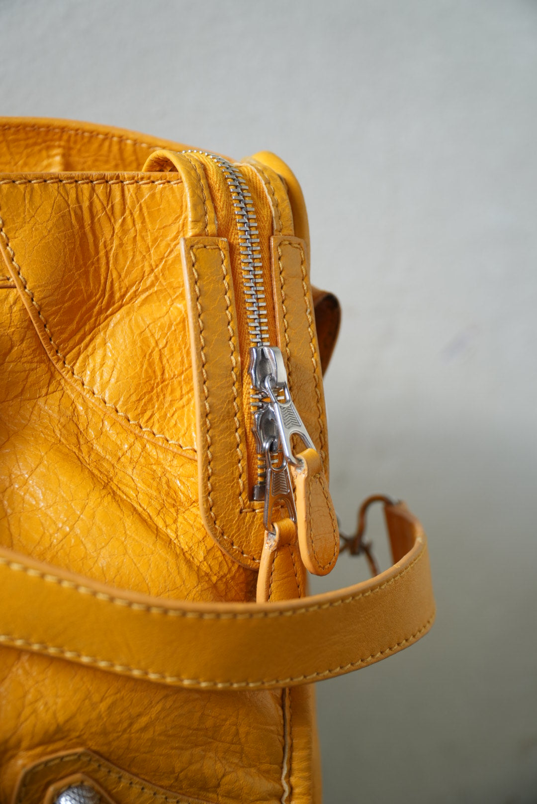 Balenciaga Marigold Giant 21 Silver Work Bag