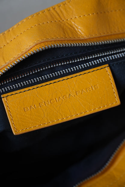 Balenciaga Marigold Giant 21 Silver Work Bag