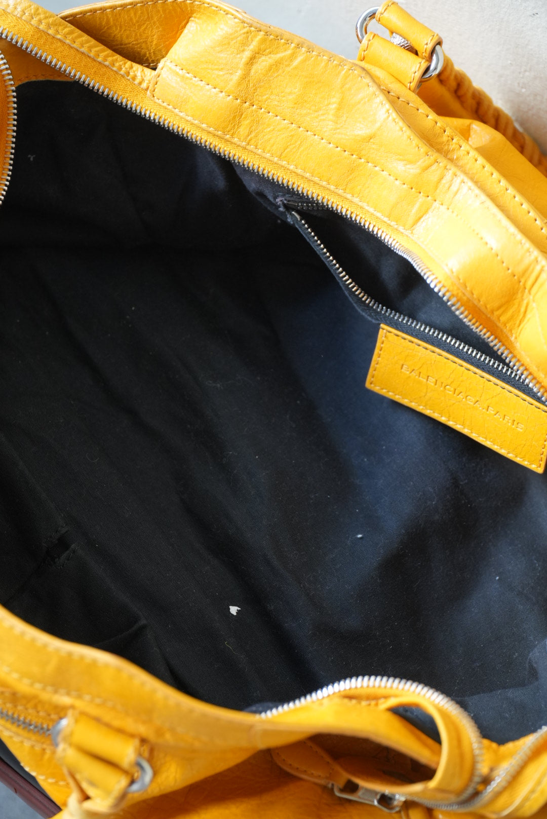Balenciaga Marigold Giant 21 Silver Work Bag