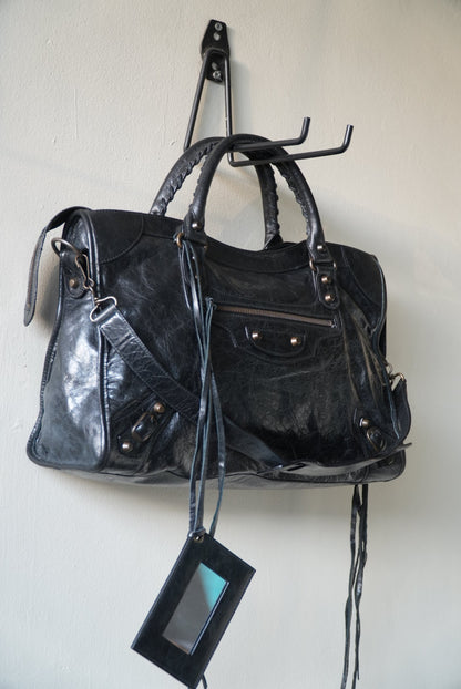 Balenciaga 2000’s Black City Bag