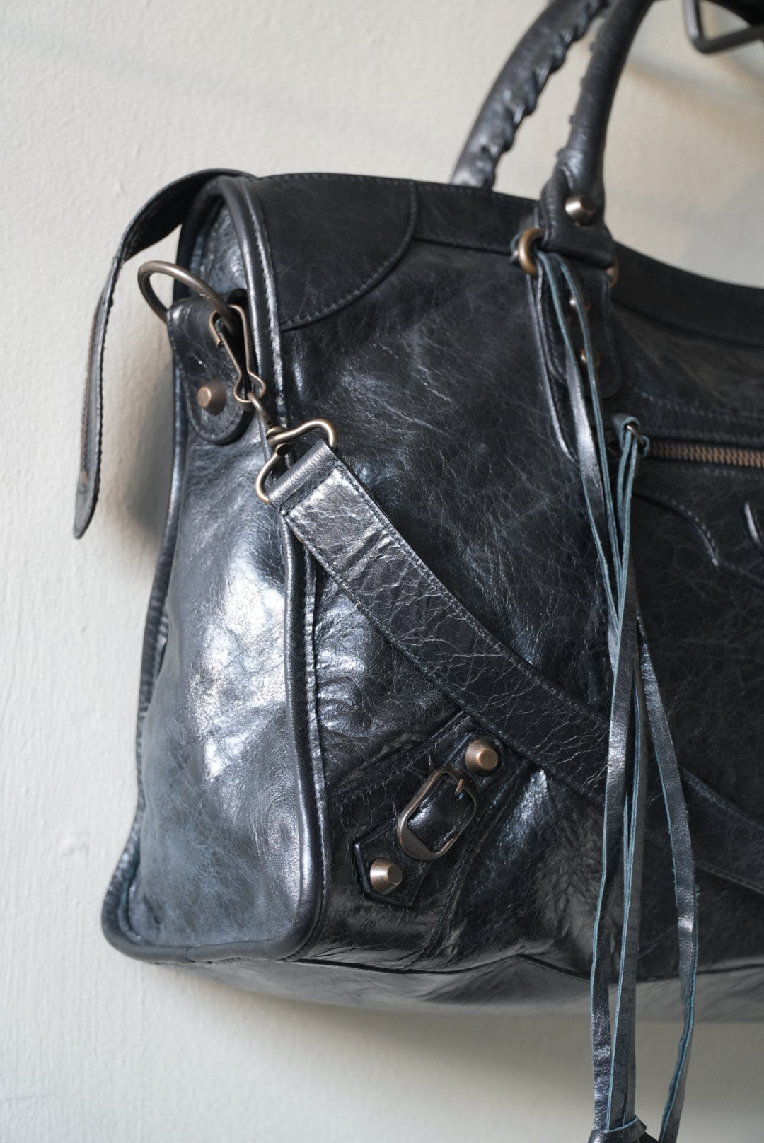 Balenciaga 2000’s Black City Bag