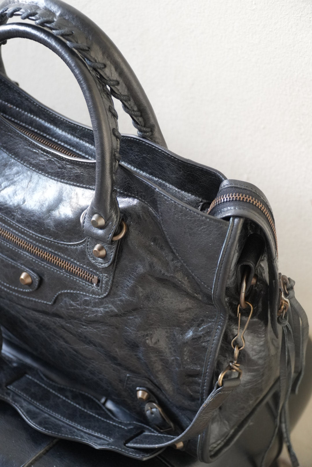 Balenciaga 2000’s Black City Bag