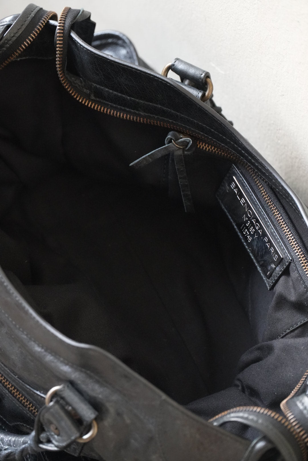 Balenciaga 2000’s Black City Bag