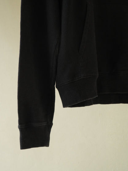 Saint Laurent Black Rive Gauche Logo Small Stars Hoodie