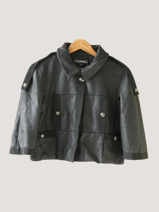 Chanel Crop Utility Jacket