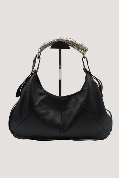 2000's Yves Saint Laurent - Tom ford Mombasa Silver Horn Bag