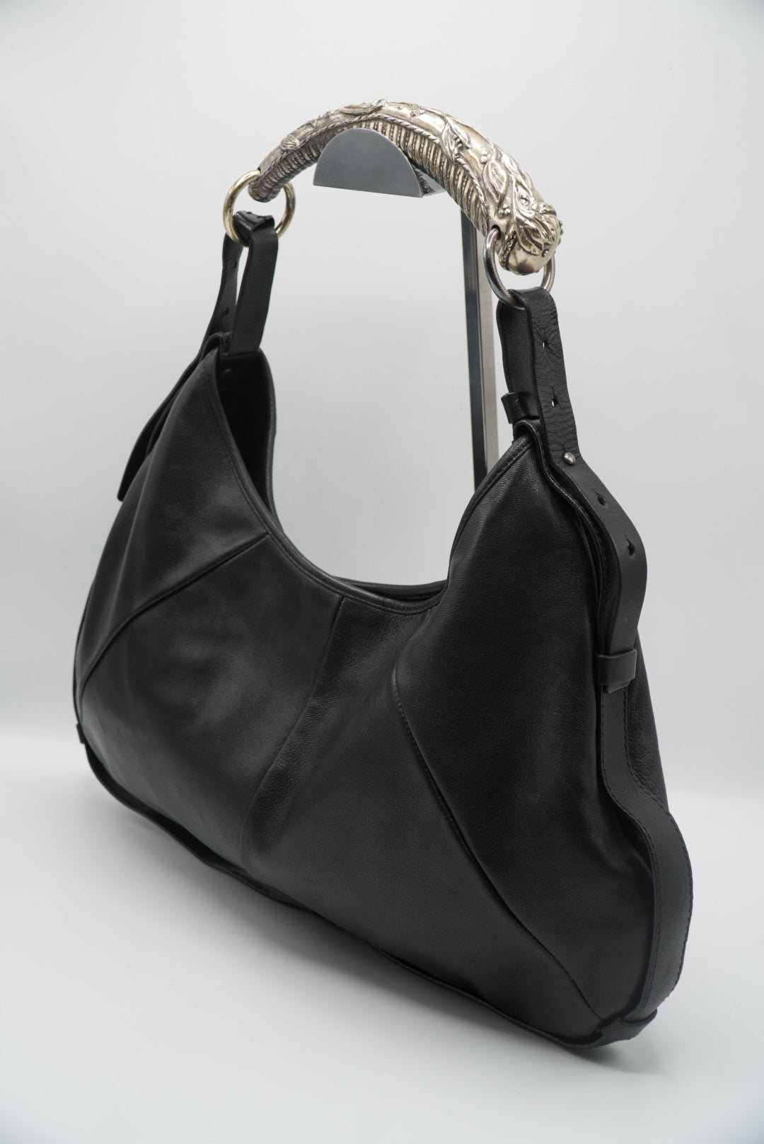 2000's Yves Saint Laurent - Tom ford Mombasa Silver Horn Bag