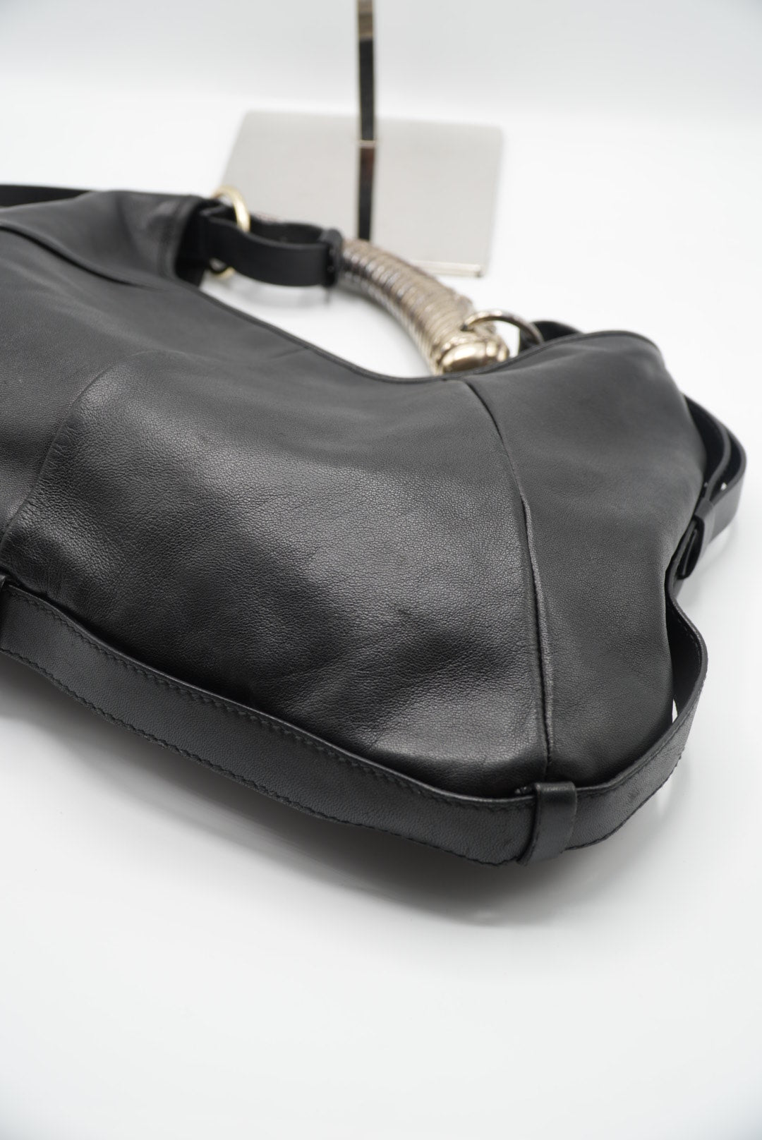 2000's Yves Saint Laurent - Tom ford Mombasa Silver Horn Bag