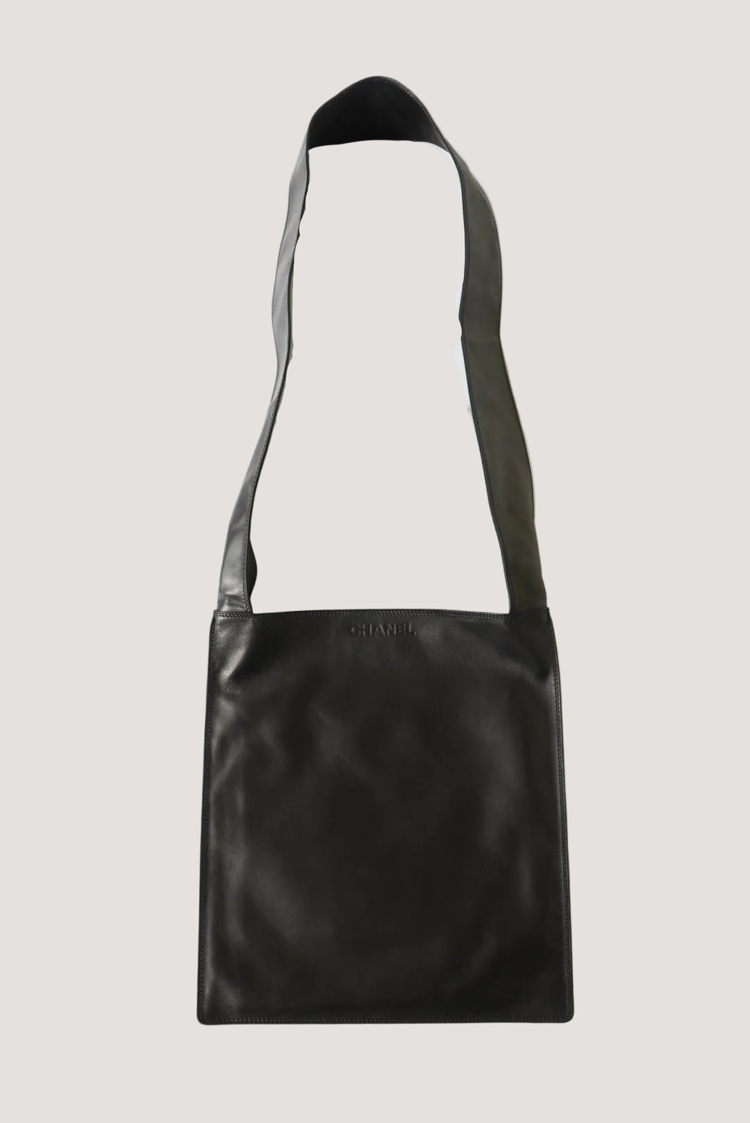 Chanel Black Leather Shoulder Bag