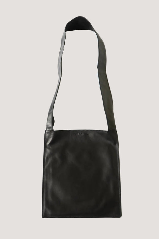 Chanel Black Leather Shoulder Bag