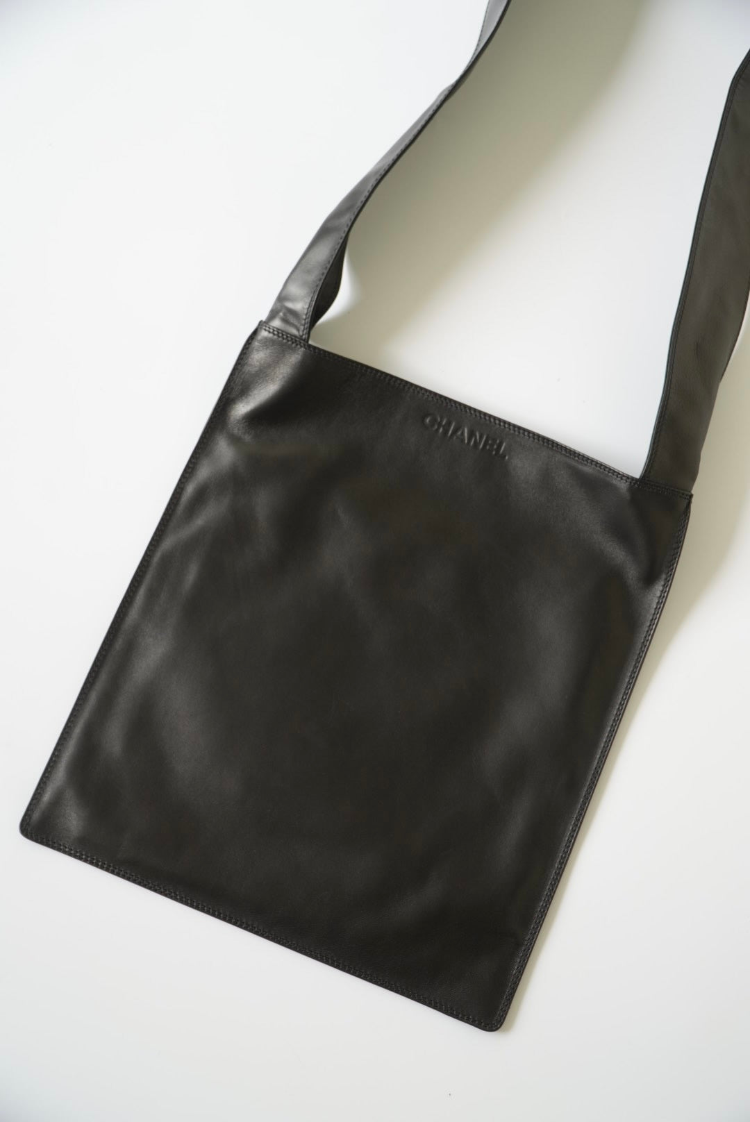 Chanel Black Leather Shoulder Bag