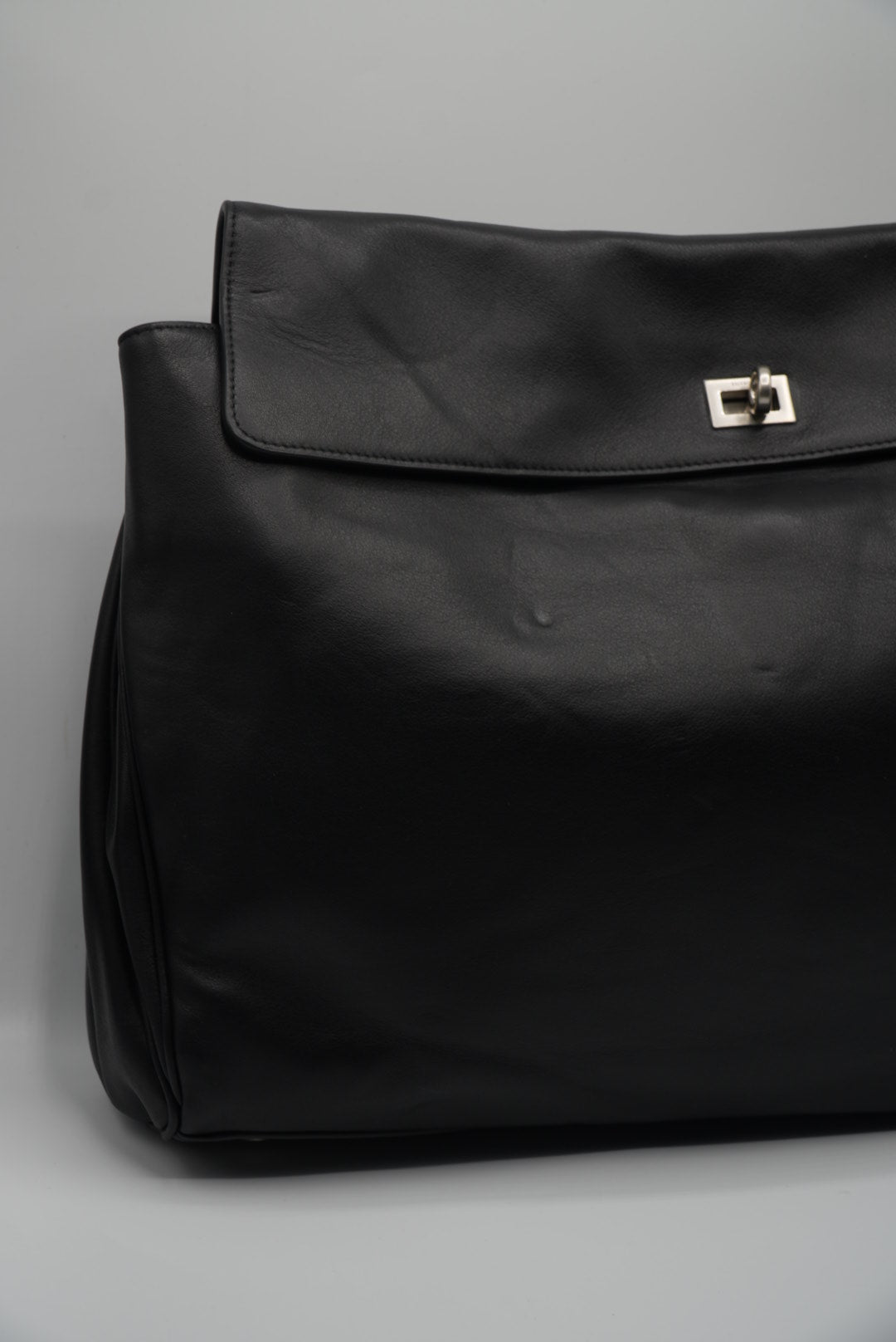 Balenciaga Rodeo Large Leather Handbag