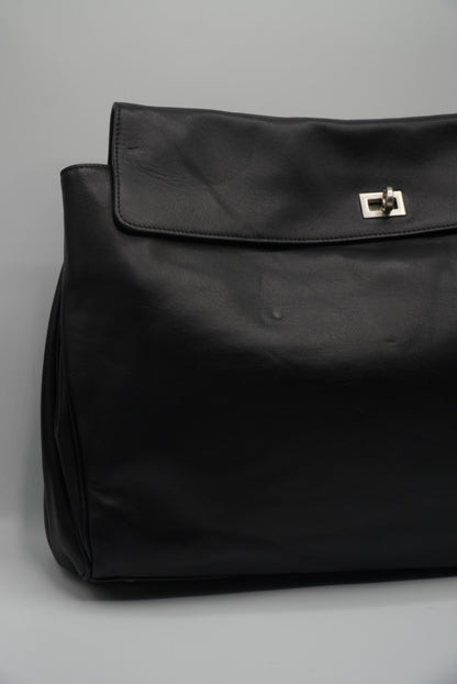 Balenciaga Rodeo Large Leather Handbag