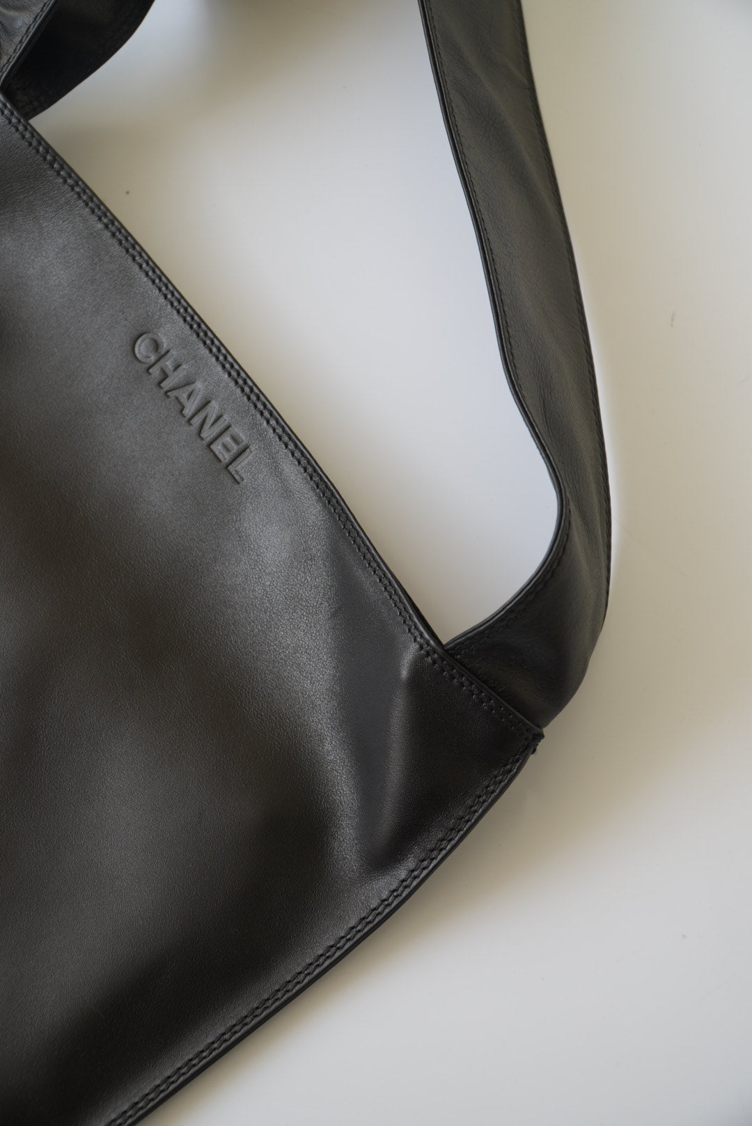 Chanel Black Leather Shoulder Bag