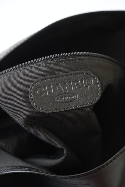Chanel Black Leather Shoulder Bag