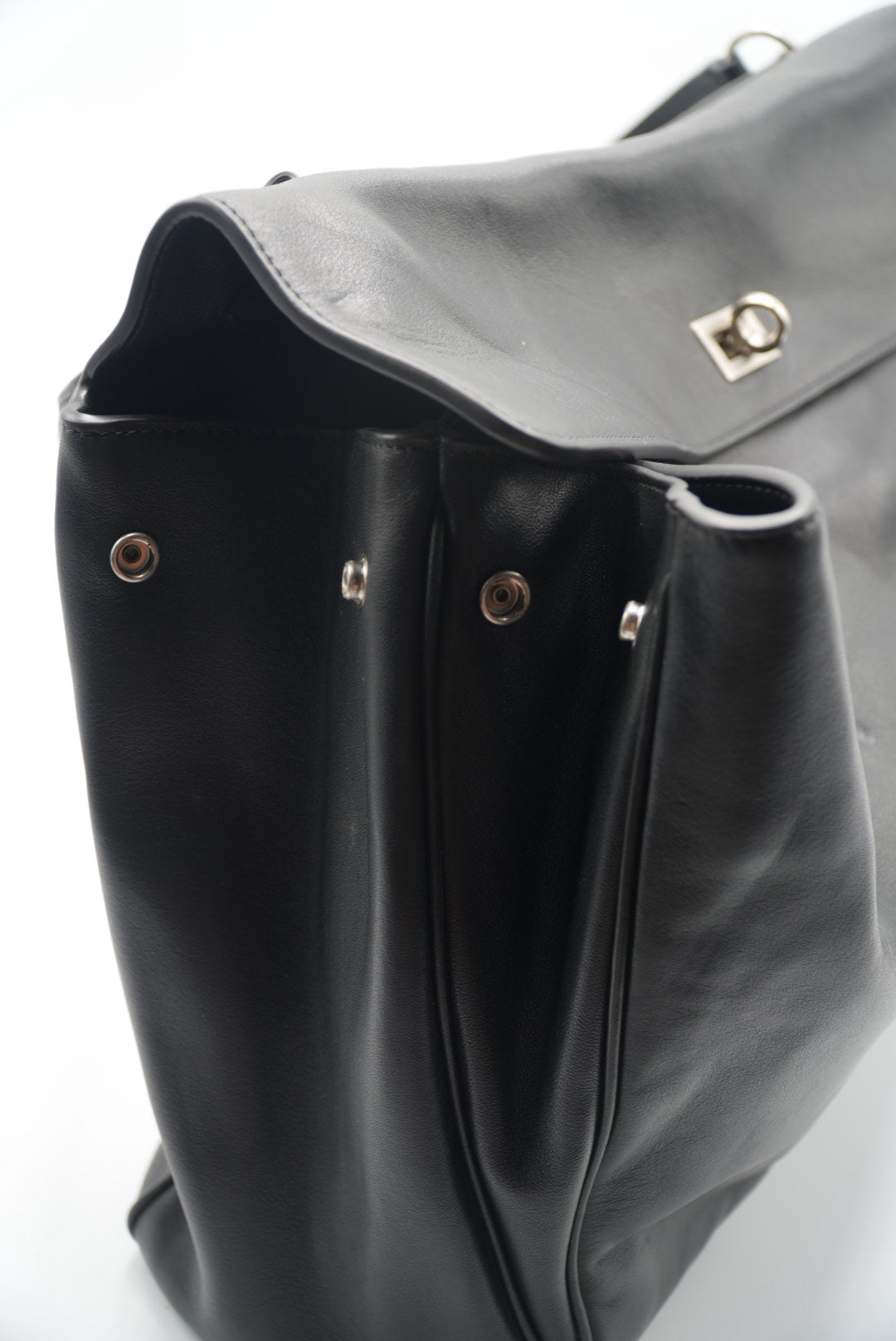 Balenciaga Rodeo Large Leather Handbag