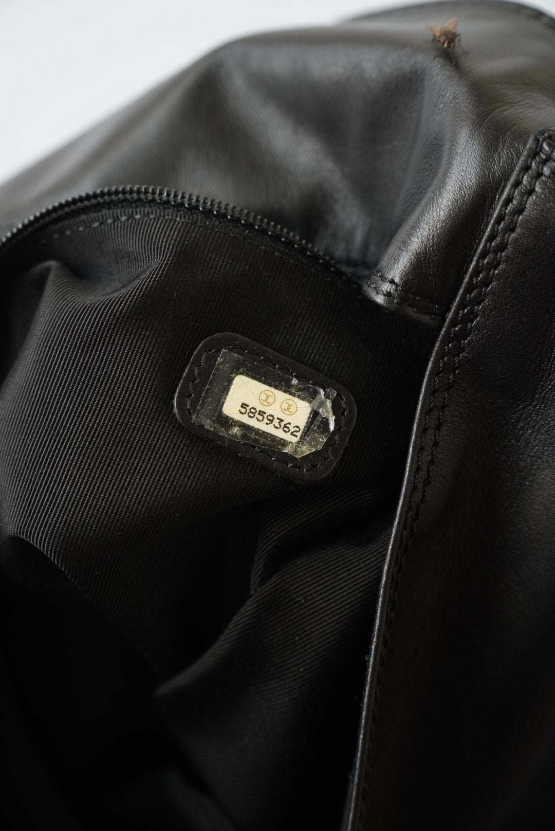 Chanel Black Leather Shoulder Bag