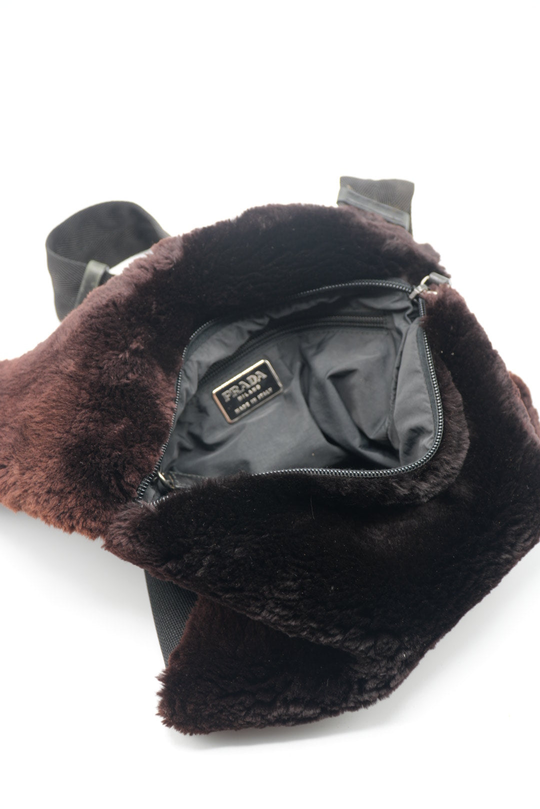 Prada F/W1999 Crossbody Bag Soft Fur