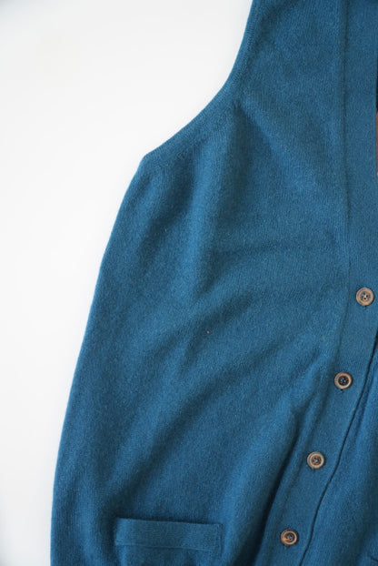 Loro Piana Blue Cashmere Vest