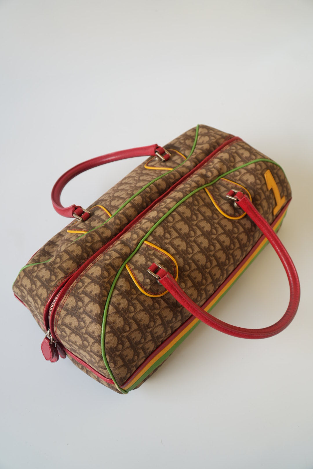 Christian Dior Rasta Monogram Trotter Bag
